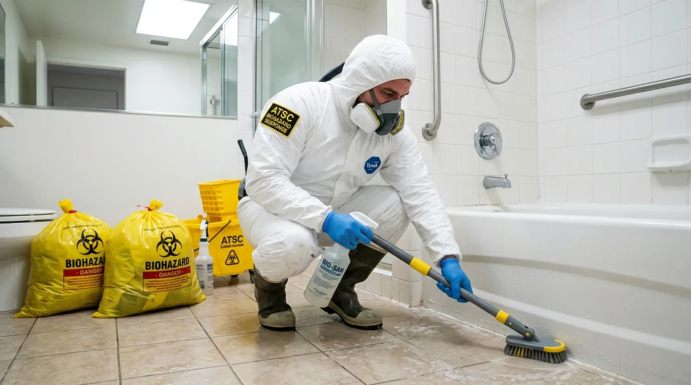 Decontamination equipment deployed for Blood Cleanup in Trenton